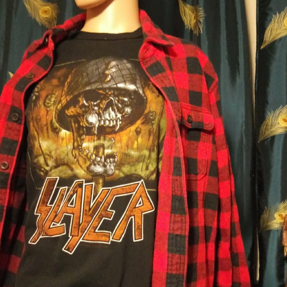 Slayer concert band tee